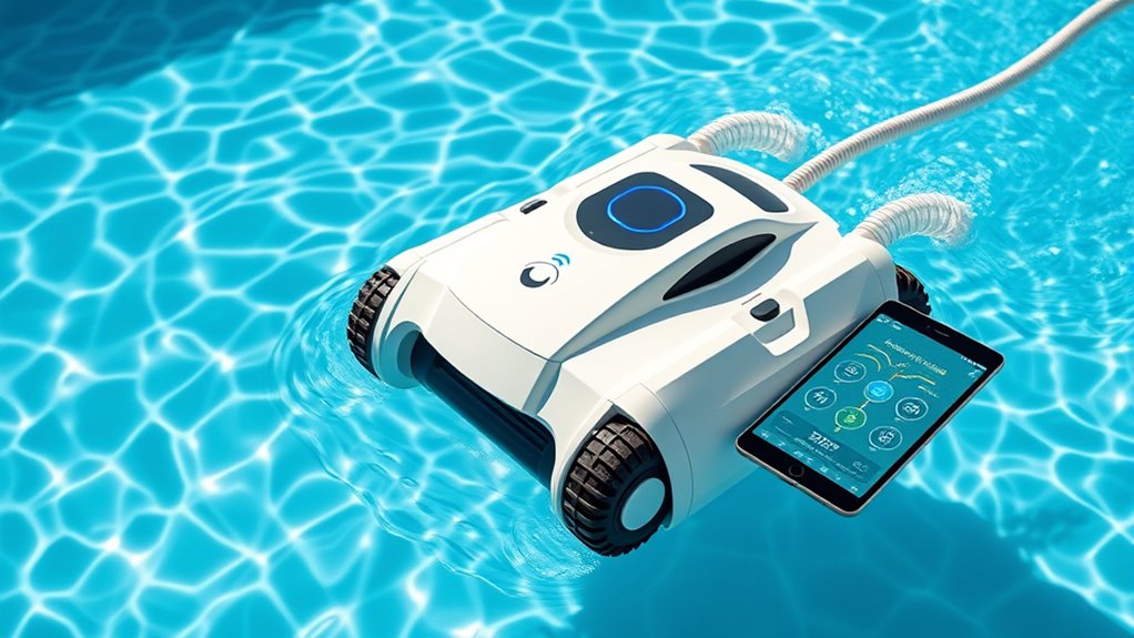smart pool cleaner connectivity