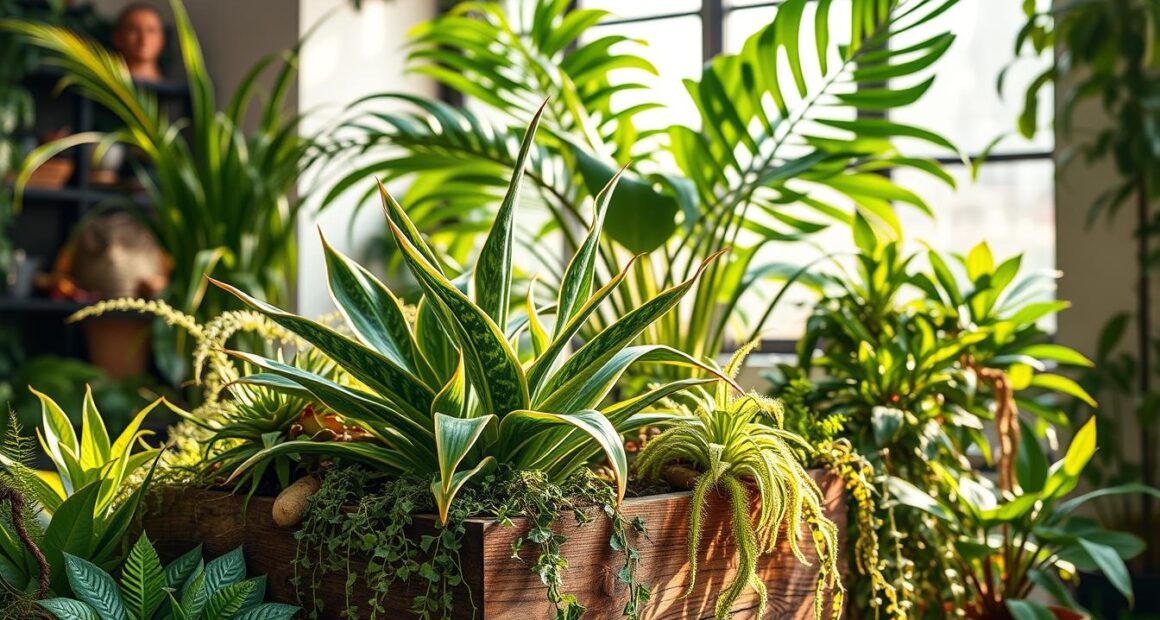 snake plant companion plants