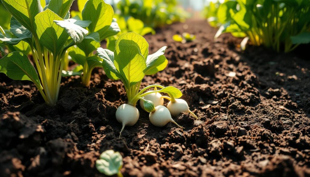 soil health for radishes