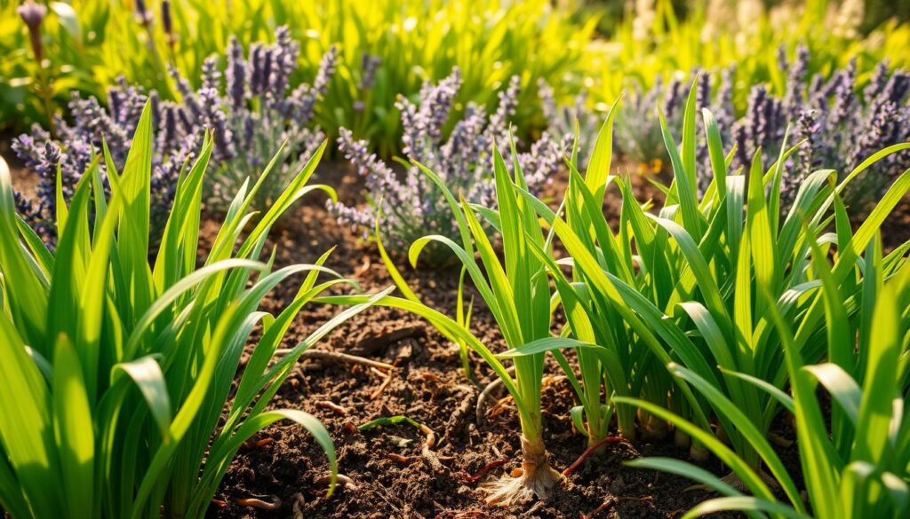 soil health improvement with society garlic companions