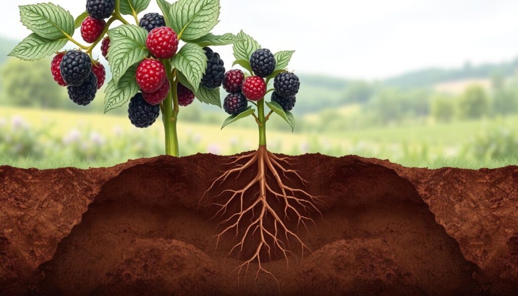 soil requirements for blackberries