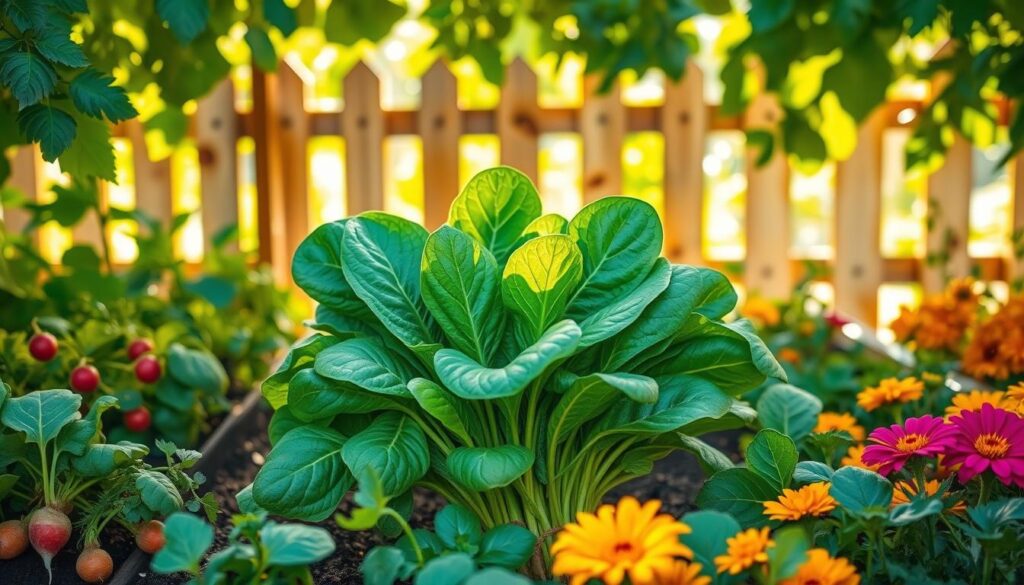 spinach and companion plants benefits