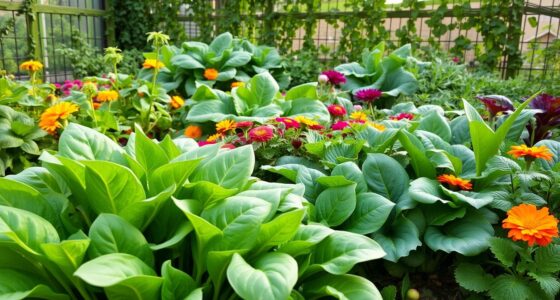 spinach companion plants