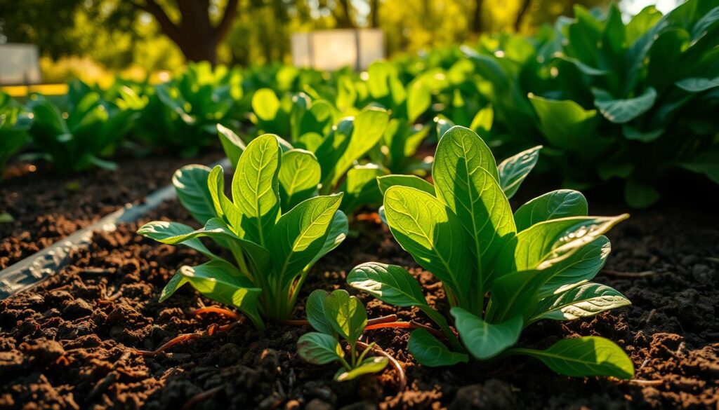 spinach garden conditions