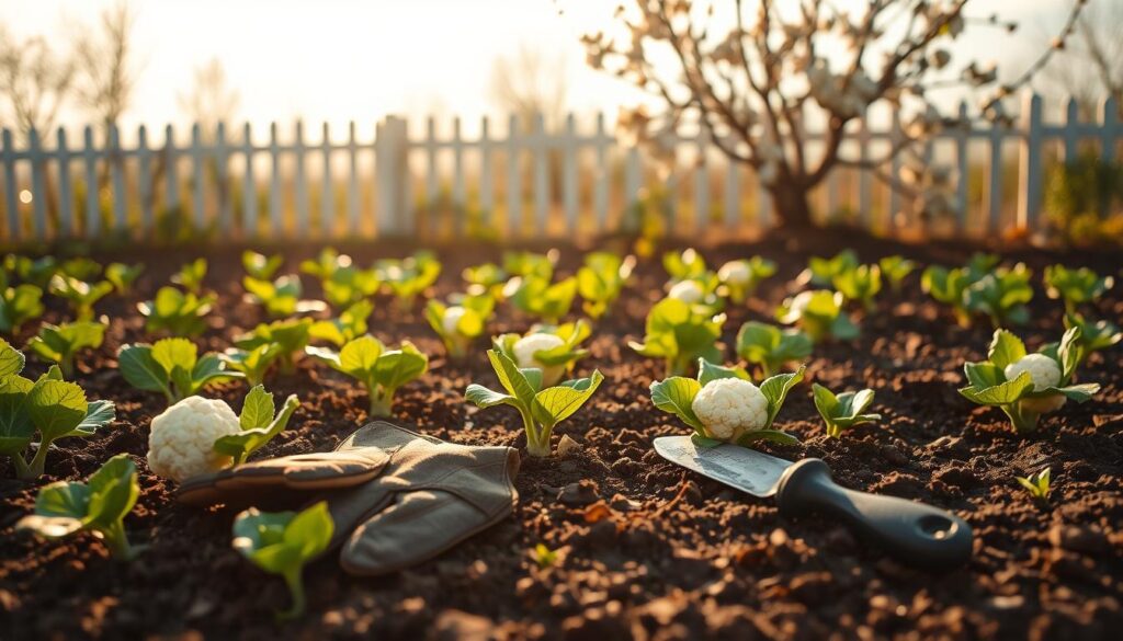 spring planting for cauliflower