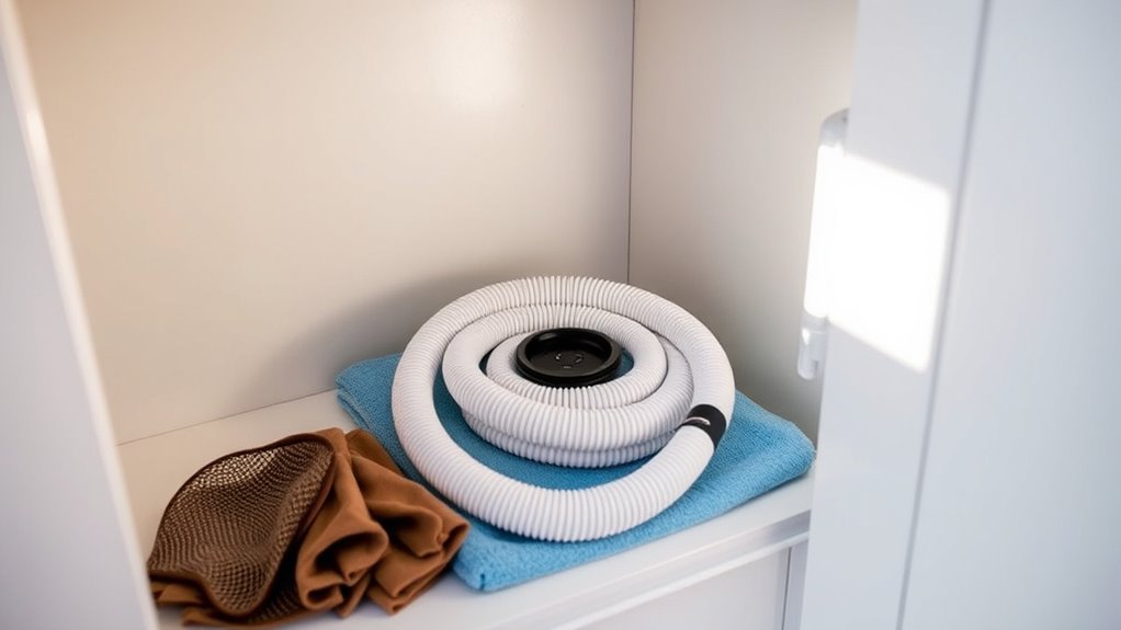 store suction cleaner properly