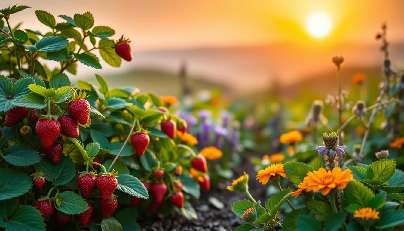 strawberry companion plants