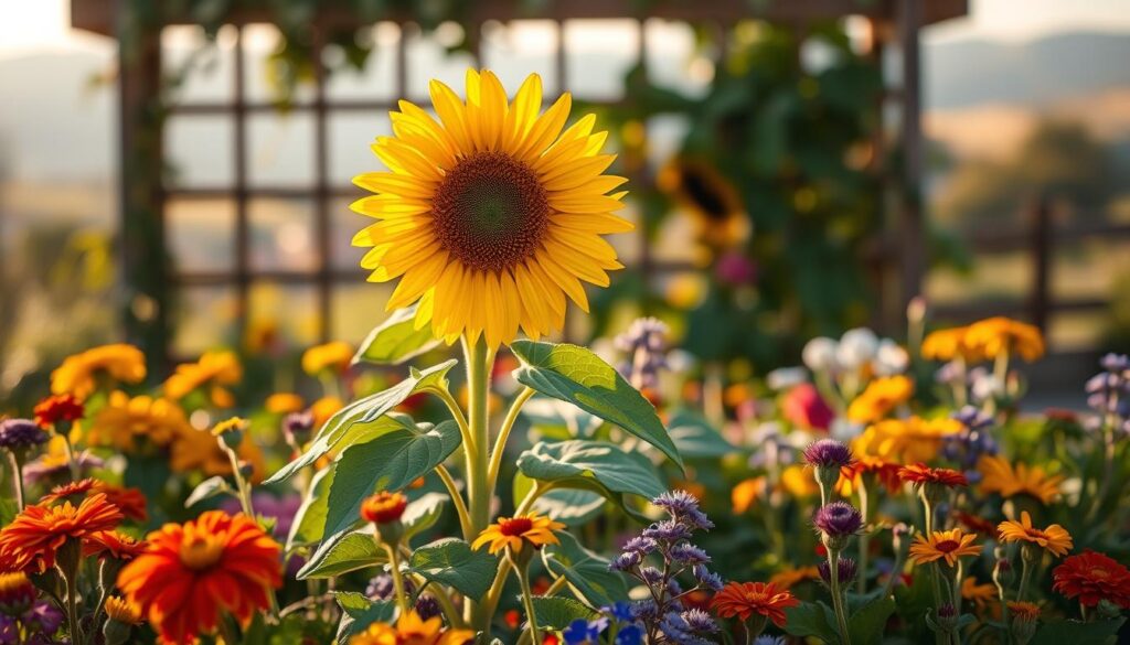 sunflower companion planting