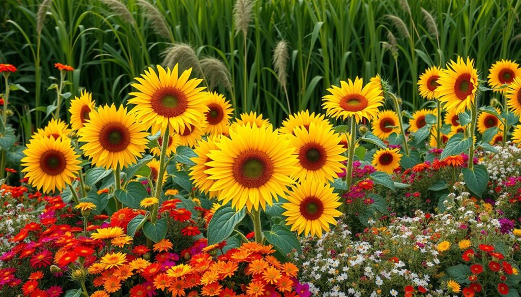 sunflower companion plants