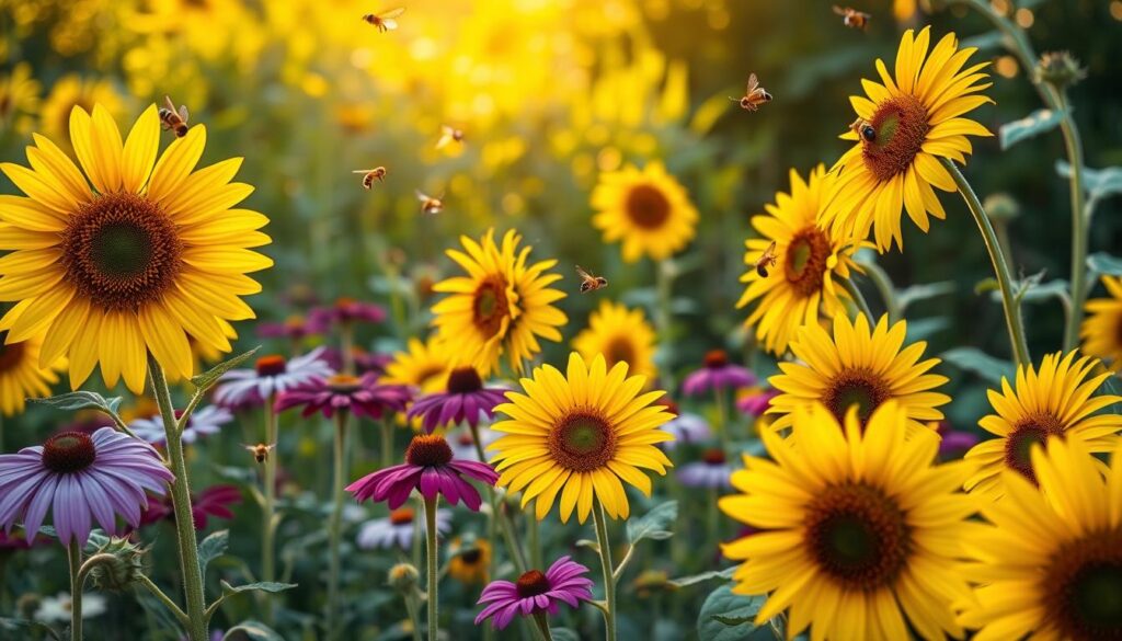 sunflower garden companions
