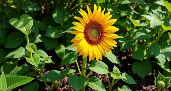 sunflower companion planting guide