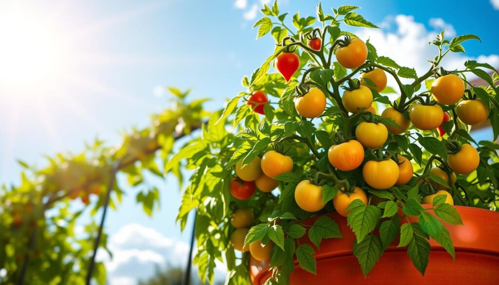sunlight needs for tomatoes