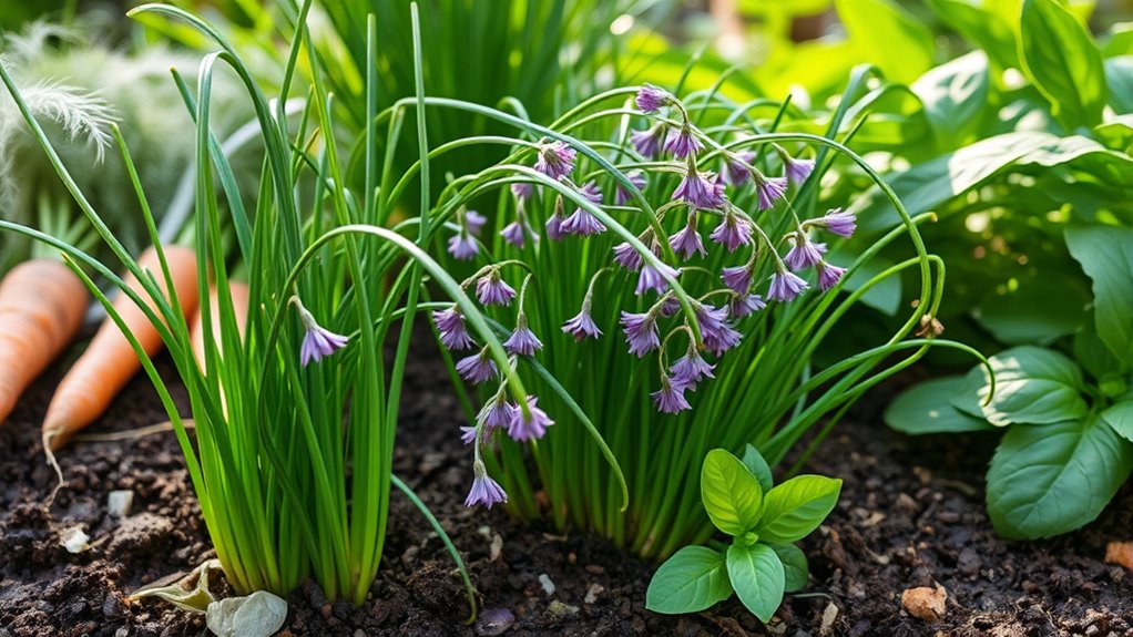sunny well drained herb grouping