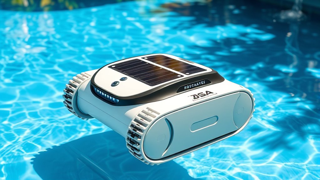 sustainable robotic pool cleaning