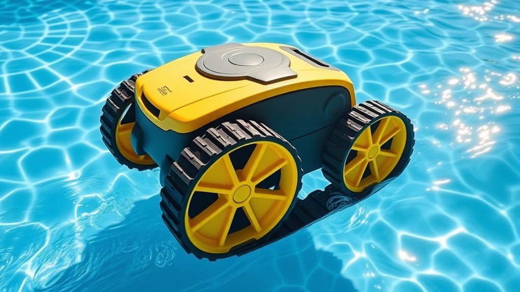 top pool cleaner wheels