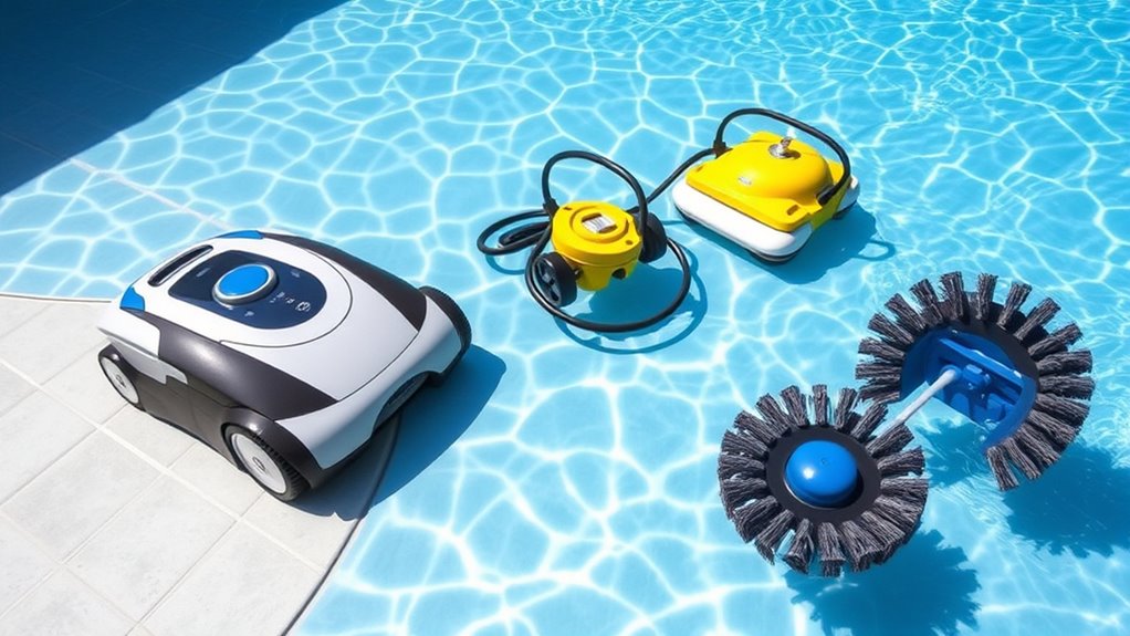 types of automatic pool cleaners