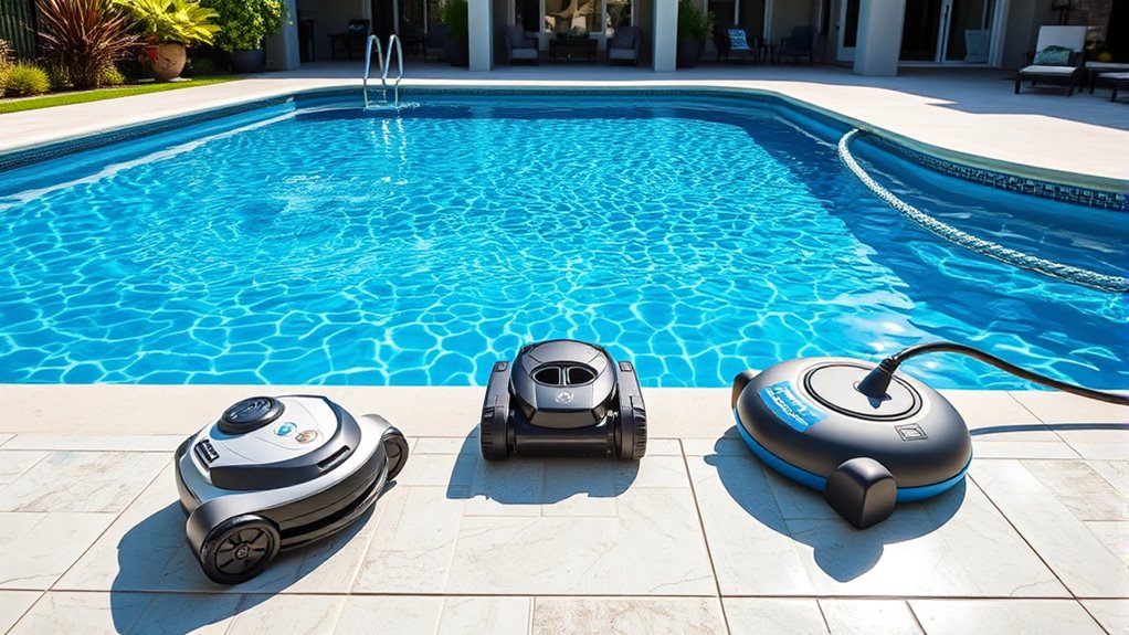 types of pool cleaners