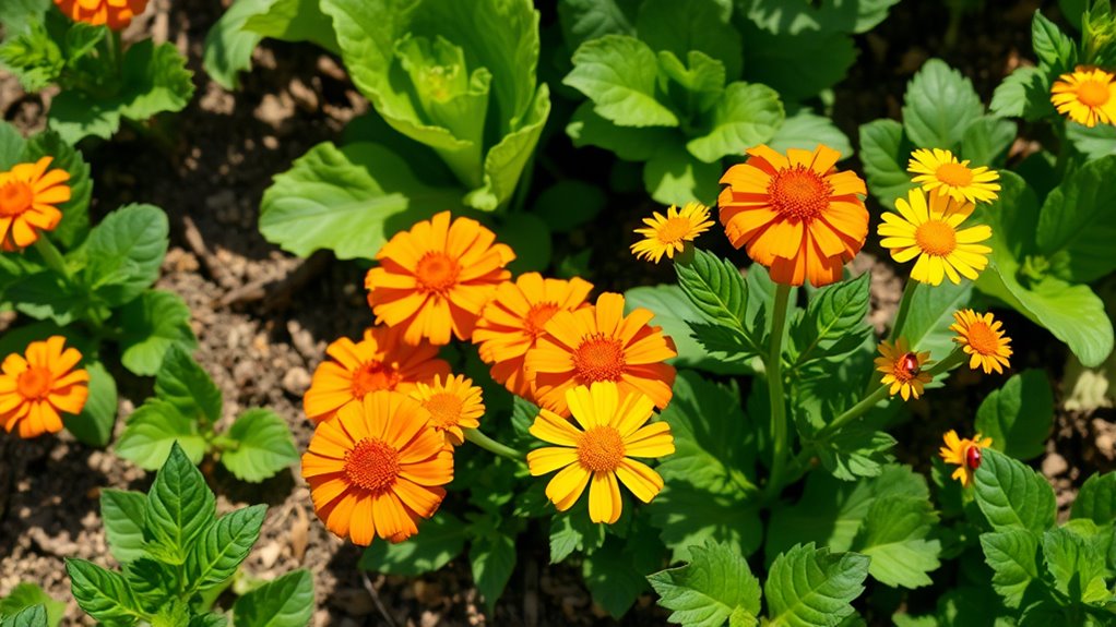 use flowers for pest control