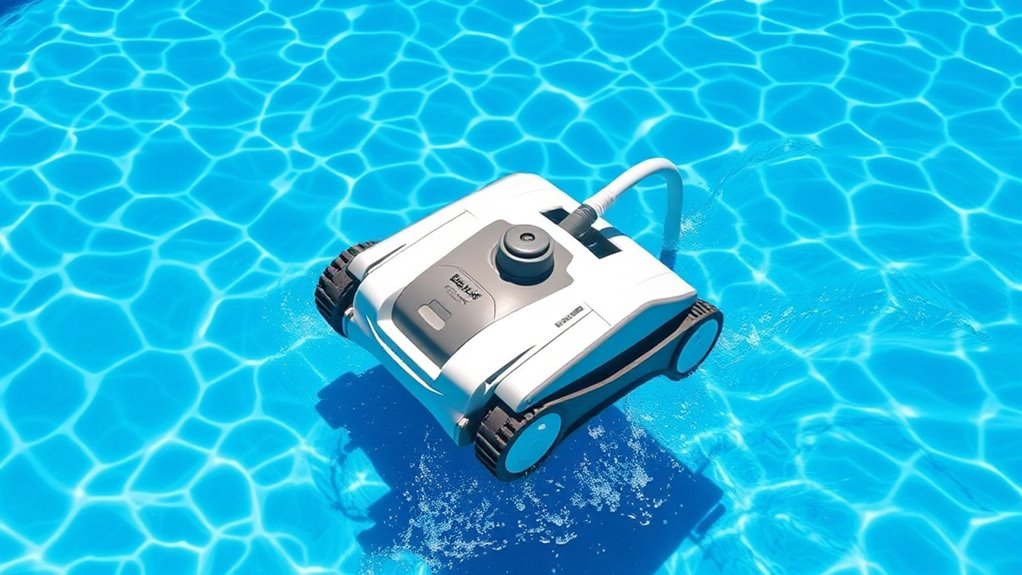 use water pressure to clean