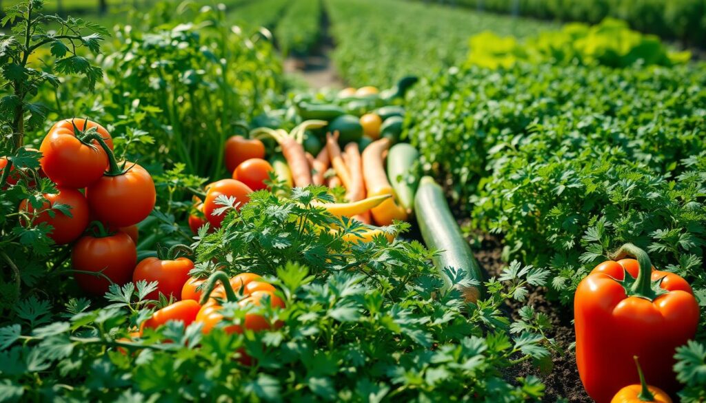 vegetables that grow with cilantro