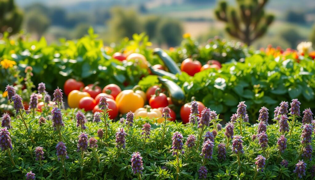 vegetables to plant with oregano