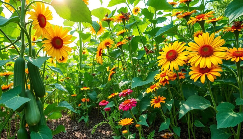 visual benefits of companion planting