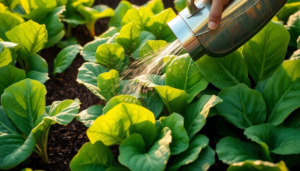 watering needs for swiss chard