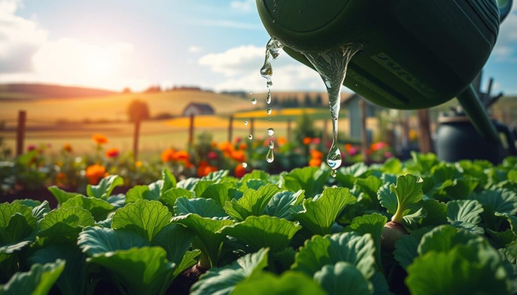 watering needs for turnips