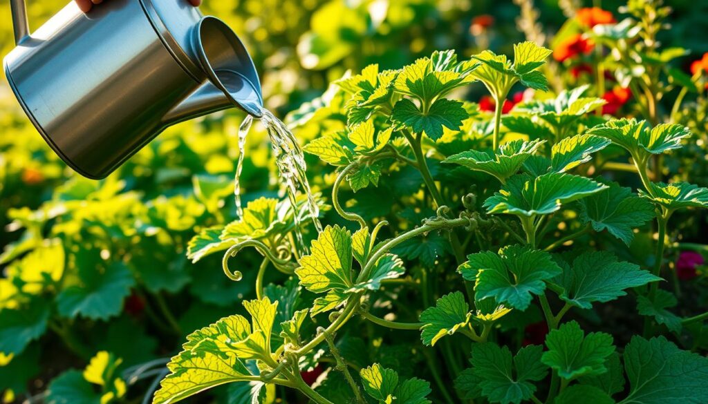 watering practices for watermelon plants