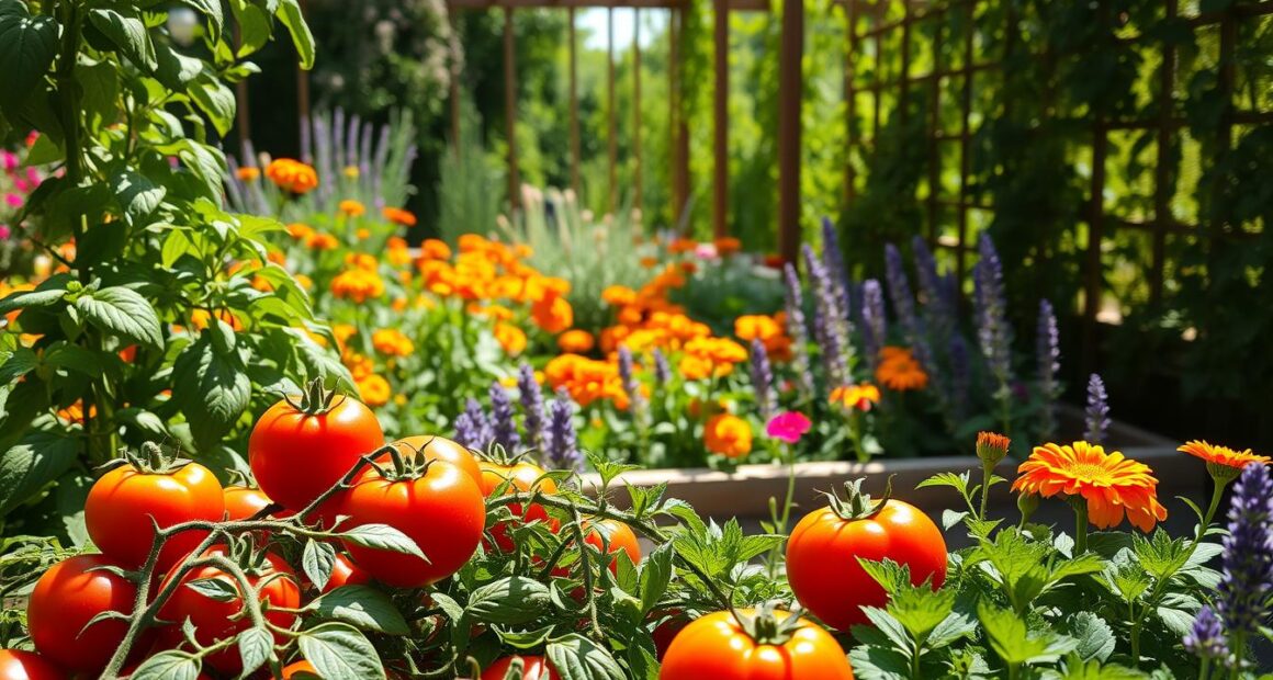what grows well with tomatoes