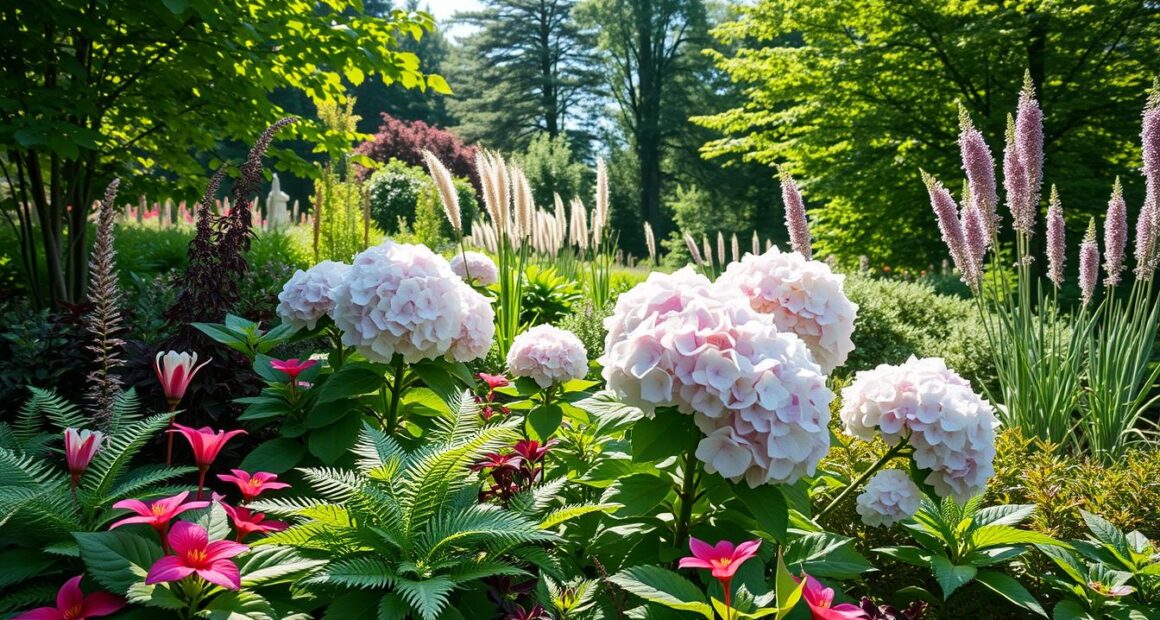 what to plant with hydrangeas