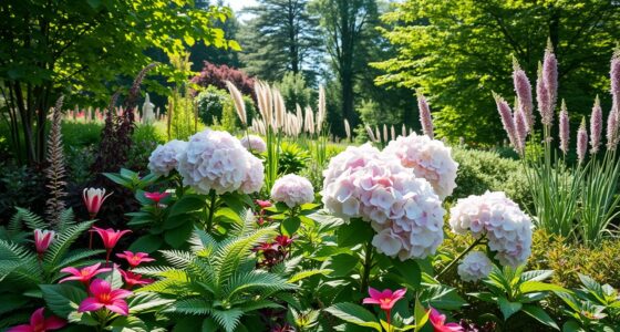 what to plant with hydrangeas