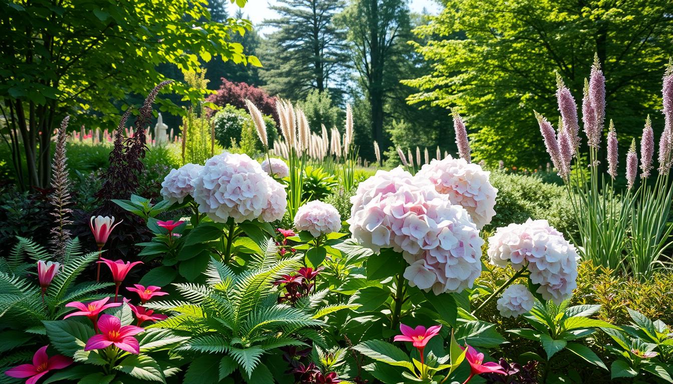 what to plant with hydrangeas