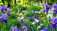 what to plant with irises