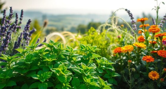what to plant with mint