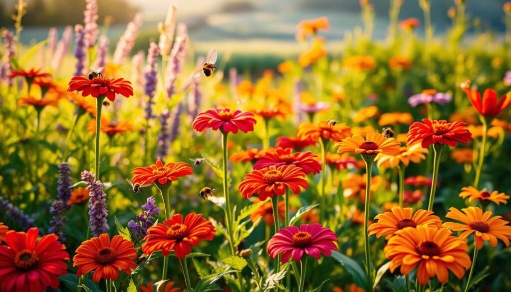 zinnia garden companions