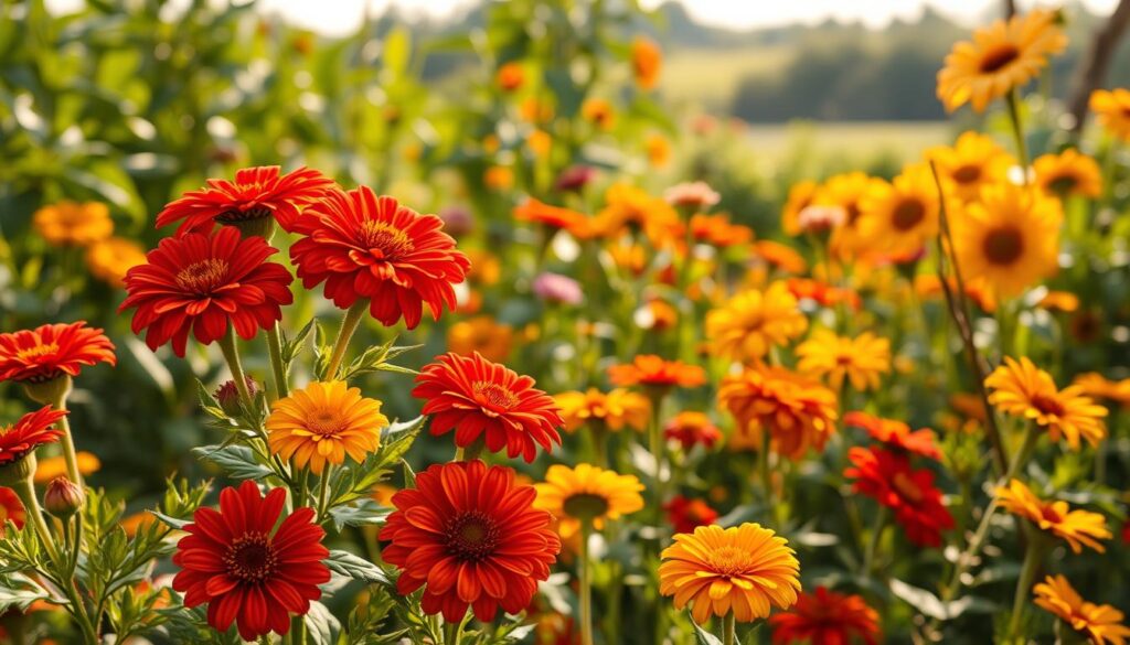 zinnia plant companions