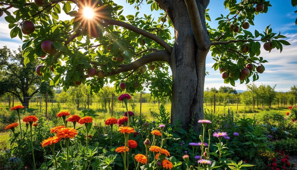 apple tree companion planting guide