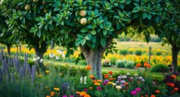 apple tree companion plants