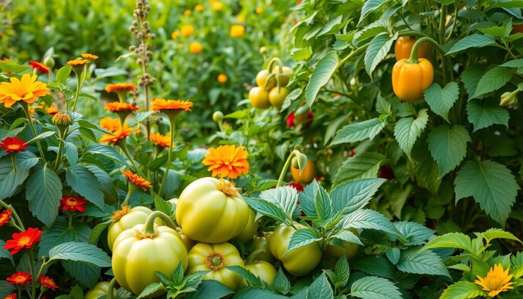 best plants to grow with tomatillos