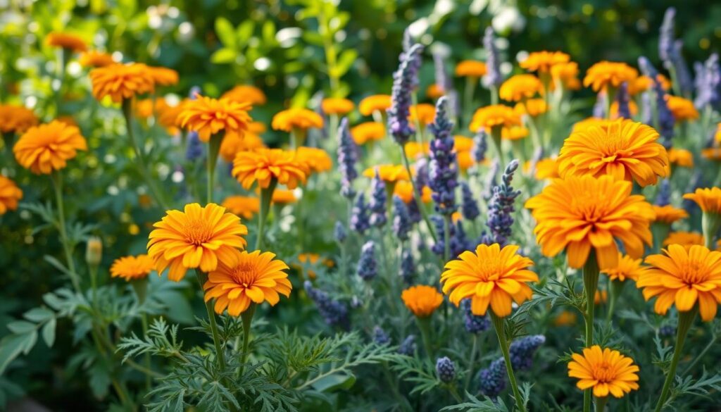 marigold companion planting ideas