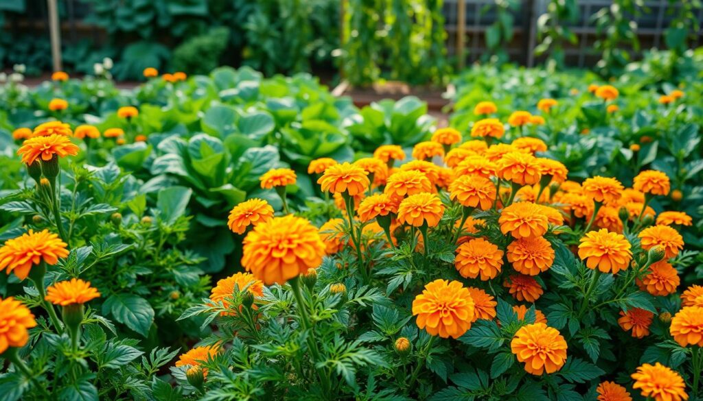 marigold vegetable companions