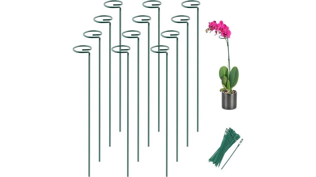12 plant support stakes