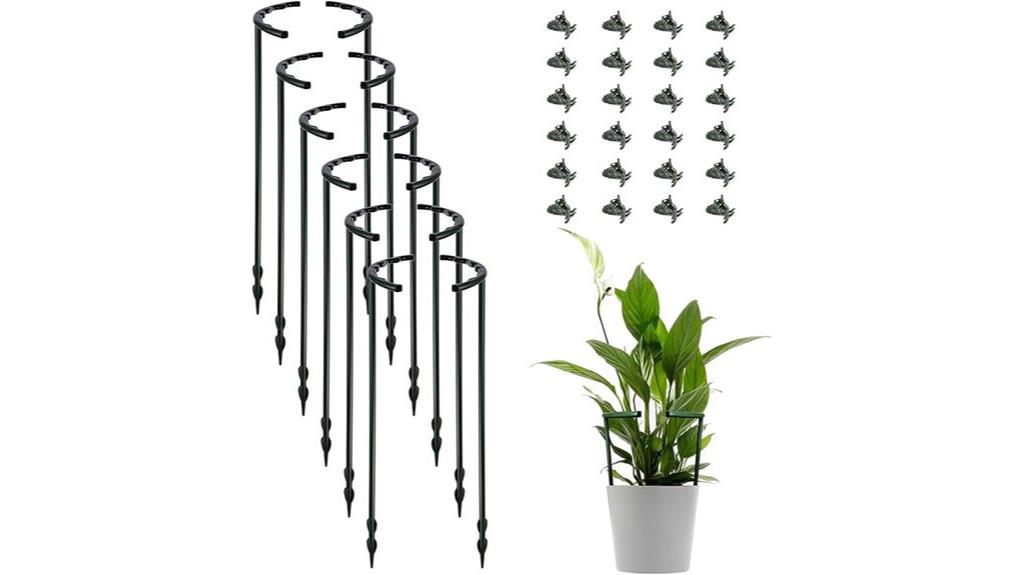 12 plant support stakes