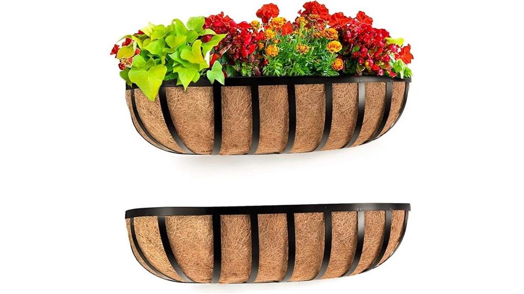 24 inch balcony planters