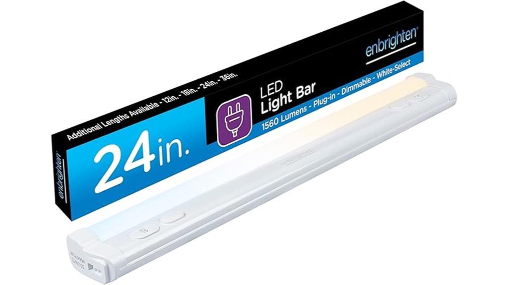24 inch plug in under cabinet lighting