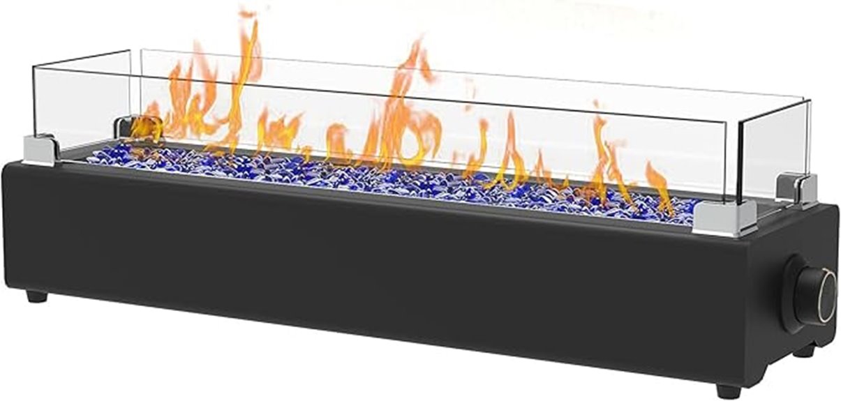 28 inch propane fire pit