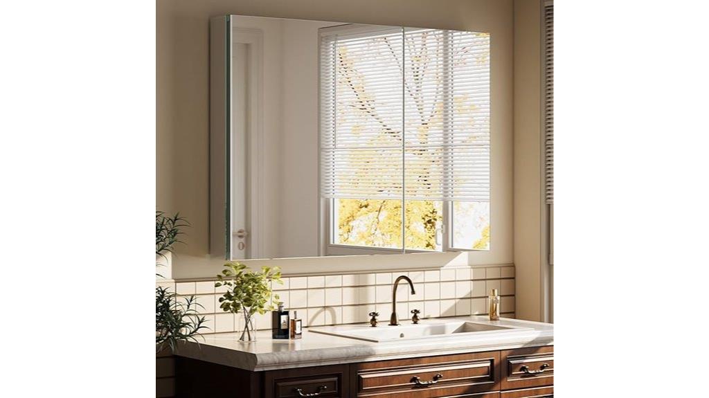 36 inch mirror cabinet