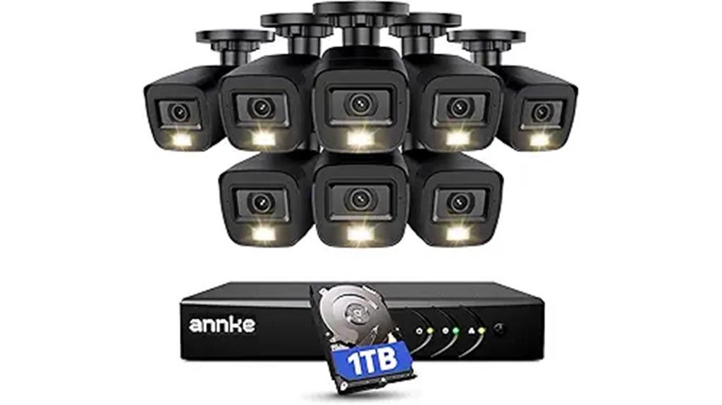 8 channel security camera system