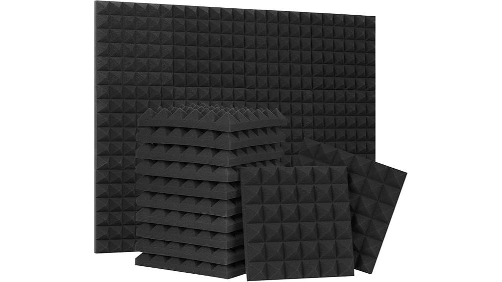 acoustic pyramid soundproof panels